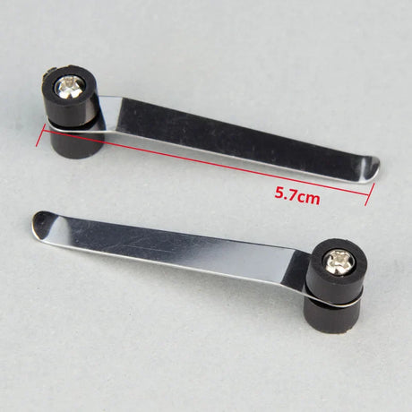 A Pair Stainless Steel Specimen Presser Holder Slides Clips for Biological Microscope Accessories Parts 5.5 cm -8.5cm