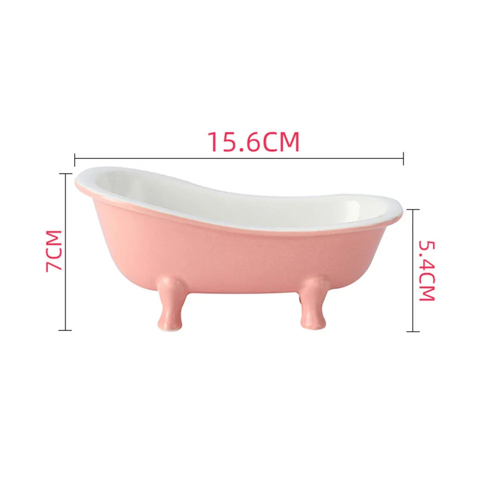 Small Animal Hamster Bed Ice Bathtub Accessories Cage Toys Ceramic Relax Habitat House Sleep Pad Nest for Hamster Food Bowl