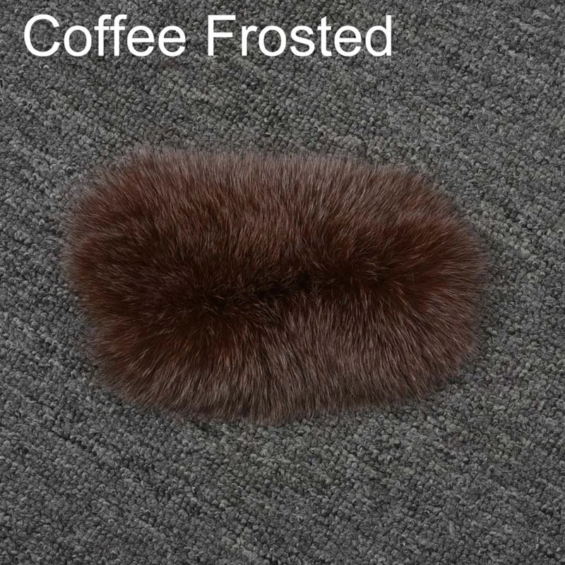 Winter Fashion Elastic Headband Fox Fur Headwear Racccoon Fur Women's Fluffy Real Fur Band S8300