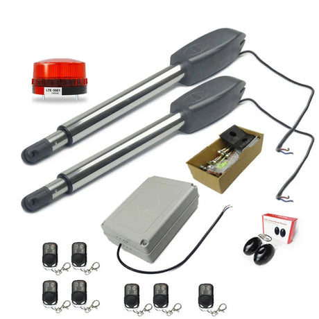 Heavy Duty PKM-C02 Automatic Electric Swing Gate Opener Operator Actuator Remote Control Swing Door Motor Drive Kit AC110V/220V