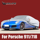 Full Car Covers Outdoor Sun UV Protection Dust Rain Snow Oxford cloth Protective For Porsche 911 718 Accessories