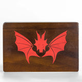 2 in 1 Rectangle Wooden Dice Case & Dice Tray, Dice Holder for Dice Box Set, D&D, RPG, Tabletop Games