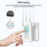 Wavlink 5 Ghz WiFi Repeater Wireless Wifi Extender 1200Mbps Wi-Fi Amplifier Long Range Wi fi Signal Booster 4x5dBi Antennas