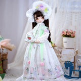DreamFairy1st Generation1/4 BJD Anime Style 16 Inch Ball Jointed Doll Full Set Includes Clothes Shoes Kawaii Dolls for Girls MSD