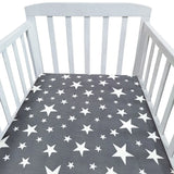 Ins Cotton Baby Toddler Fitted Crib Sheets Collection Crib Bedding Set for Children Mattress Cover Protector 9 Specifications