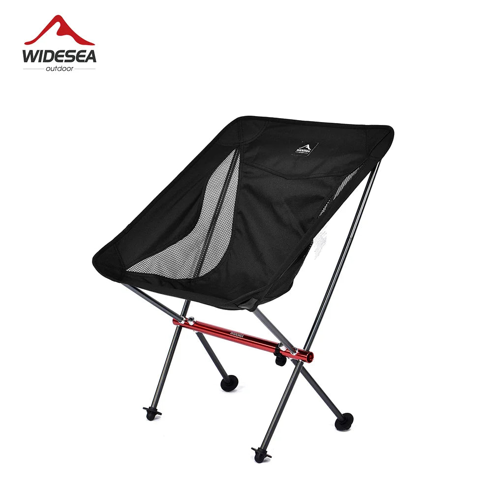 Widesea Camping Fishing Folding Chair Tourist Beach Chaise Longue Chair for Relaxing Foldable Leisure Travel Furniture Picnic