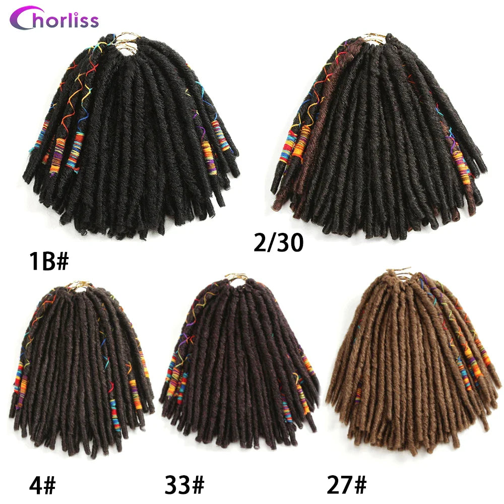 Jumbo Faux Locs Synthetic Crochet Braids Hair Extension Afro Hairstyles Soft Dreadlock For Women Crochet Braiding Hair