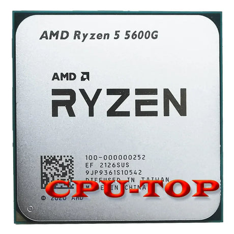 AMD Ryzen 5 5600G R5 5600G 3.9GHz Six-Core Twelve-Thread 65W CPU Processor L3=16M 100-000000252 Socket AM4