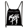 Martial Art Judo / Muay Thai / Karate /Jujitsu Drawstring Bag Boys Girls Backpack Men Travel Bag Women Storage Bags Kids Bookbag