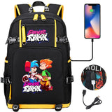 Friday Night Funkin Backpacks For School Multifunction USB Charging Bag Boy Girl Teenager School Bags Travel Laptop Mochila