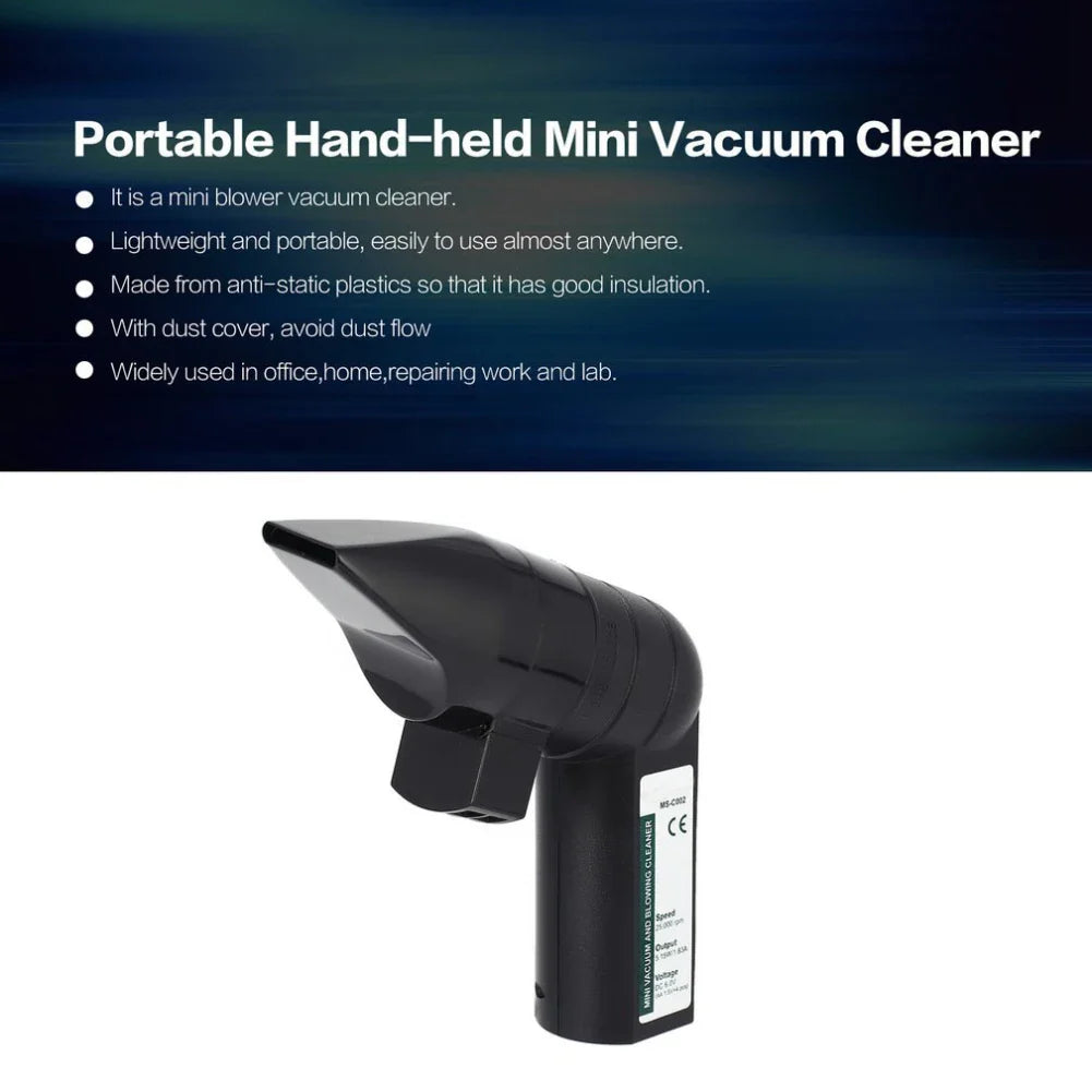 25000rpm Mini Blower Vacuum Cleaner Cleaning Tool for PC Keyboard Laptop Printer