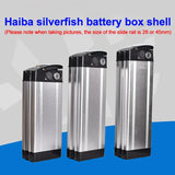 Aluminum Alloy Battery Box for Electric Bike 36V/48V Large Capacity Case E-bike Output Port Top Bottom Cover