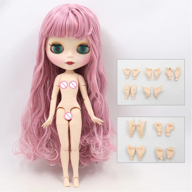 ICY DBS blyth doll 1/6 BJD toy custom doll joint body special offer on sale random eyes color nude doll 30cm anime girls gift