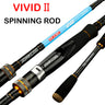 JOHNCOO VIVID UL/L M/ML Spinning Rod Solid Tip 2.1m 1.92m Trout Rod Fast Action Carbon Rod for Light Jigging Fishing Rod Perch