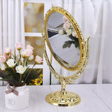 2024 New 2 Sides Makeup Mirror Stand Table Cosmetic Mirror Plastic Dresser Mirrors Tools