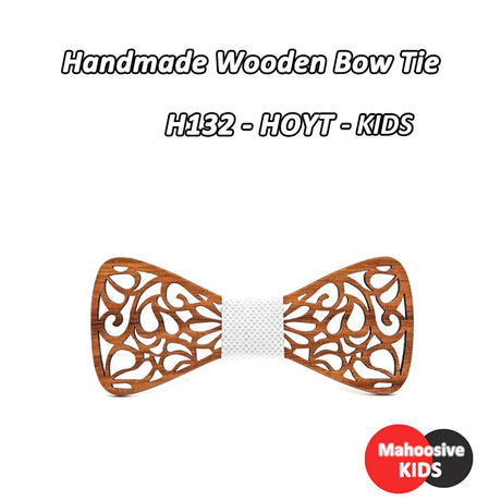 Mahoosive New Floral Wood Bow Ties for Men Bowtie Hollow Butterflies Wedding suit wooden bowtie Shirt krawatte Bowknots Slim tie