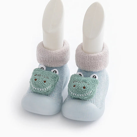 baby sock shoes for winter thick cotton animal styles cute baby floor shoes anti-slip first walkers 0-3 years Christmas gifts