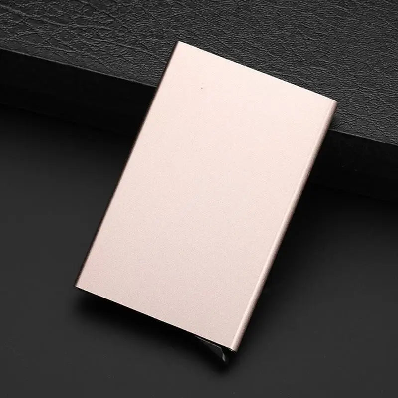 Quality Stainless Steel Credit Card Holder Men Slim Anti Protect Travel ID Cardholder Women Rfid Wallet Metal Case Porte Carte