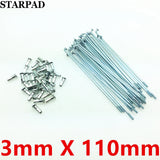 36pcs Motorcycle Accessories Spokes Wire about 20 Cm In Diameter 3 Mm Universal Electric Vehicle Parts Bicycle Spokes