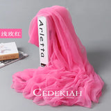 Korean Solid Color Transparent Sexy Thin Chiffon Beach Towel Sunscreen Shawl Women Summer Air Conditioning Ice Silk Scarf  T63