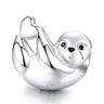 BISAER Alloy Dangle Beads Cup Bulldog Boy Girl Pendants Penguin Letter Charms Beads Fit Women Original Bracelets DIY Jewelry