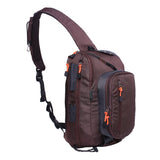 Fly Fishing Sling Pack Fishing Crossbody Sling Tackle Storage Bag Fishing Gear Shoulder Backpack