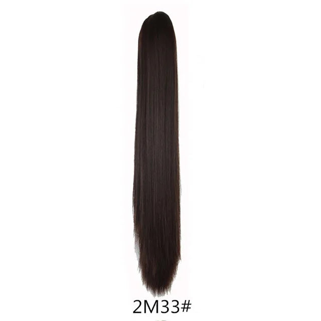 22inch Claw Clip On Ponytail Hair Extension Synthetic Ponytail Extension Hair For Women Pony Tail Hair Hairpiece