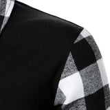 Men Polo Shirt Men Long Sleeve Top Plaid Matching Polo Shirt New Business Wear Clothing Casual Fashion Men Tops