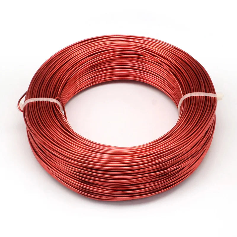 500g 0.8/1/1.2/1.5/2/3/2.5/3.5/4mm Aluminum Wire Bendable Beading Wire Supplies for Jewelry Making DIY Necklace Bracelets Craft