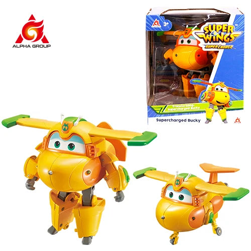 Super Wings 5 Inches Transforming Jett Dizzy Donnie Deformation Airplane Robot Action Figures Transformation Animation Kid Toys