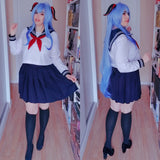 White Schoolgirl Uniform Japanese Class Navy Sailor School Uniforms Students Clothes For Girls Anime COS Sailor JK Navy Suit