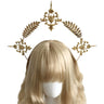 Gorgeous Sun Godmother's Crown Lolita KC Notre Dame Virgin Mary Halo Princess Queen Pope Tiara Headband