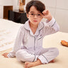 Autumn Winter Children Velour Pajamas Set Teen Warm Velvet Sleepwear Girls Loungewear Kids long sleeved Pijamas Homewear suit re