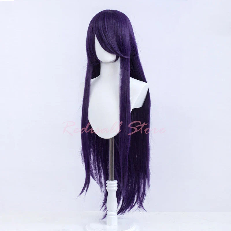 30 Colors 100cm Long Straight Women Black Red Blue Pink Purple White Lolita Cosplay Basic Headwear