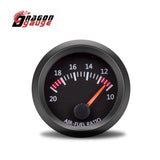 DRAGON GAUGE 52mm Water Temp/Oil Temp/Voltmeter/Oil Press/Vacuum/Boost Gauge/Air Fuel Ratio/EGT Gauge With Sensor for 12V Car