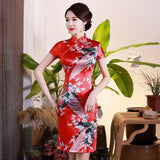 2022 NEW Women Evening Party Dress Traditional Chinese Cheongsam Slim 6XL Dress Sexy Female Vestido Classic Dresses