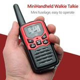 2/4/6 PCS ABBREE Walkie Talkie PMR/FRS UHF Mini Radio Up to 8 KM Range Handheld Ham Two Way Radio Communicator Transceiver