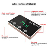 9 Drive 5 Modes Digital Car Throttle Response Controller Racing Accelerator Potent Car Pedal Booster Electronics Accessories