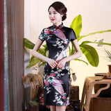 2022 NEW Women Evening Party Dress Traditional Chinese Cheongsam Slim 6XL Dress Sexy Female Vestido Classic Dresses