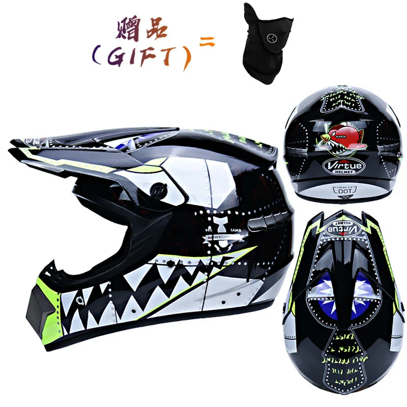 Lightweight Motorcycle Off-road Helmet ATV Off-road Vehicle Downhill Mountain Bike DH Racing Helmet Cross Helmet Capacetes Dot