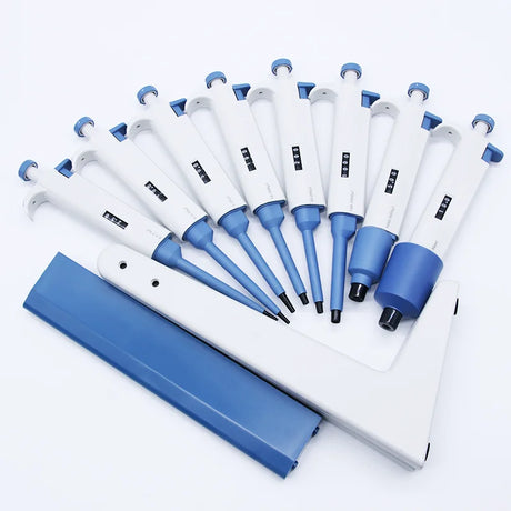 IKEME Pipette Plastic Holder L Type Pipette Holds Pipette Pipettor Linear Stand