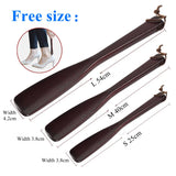 Birch Wooden Shoehorn 25/40/54cm Durable Shoe Horn Handle Shoehorn Professional Horning Tool Spoon For Shoes care long Shoehorn