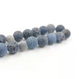 Tasbih Natural agates stone Blue Metal tassel 33 66 99 prayer beads islamic fashion stone Muslim Rosary