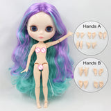 ICY DBS Blyth Doll 1/6 BJD Joint Body White Skin Special Offer On Sale Random Eyes Color 30cm TOY Girls Gift Anime