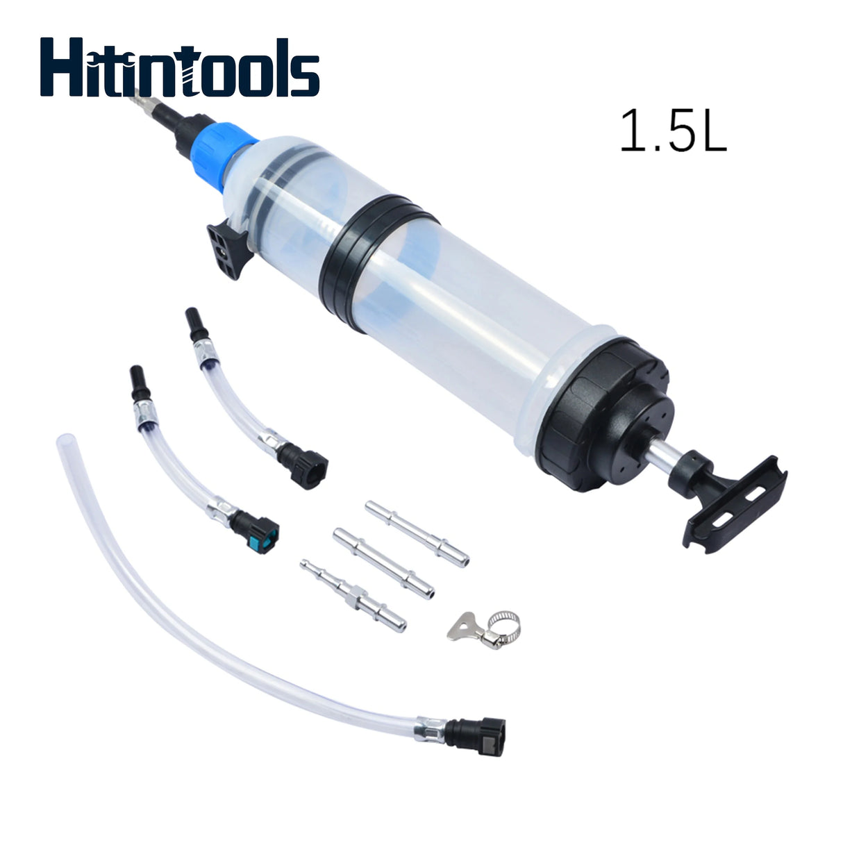 1500ML Car Fluid Change Inspection Syringe Engine Gearbox Oil Extractor Fuel Transfer Hand Pump Tool