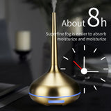 120ml LED Light USB Air Humidifier Home A-roma Essential Oil Fine Mist Diffuser Elegant Humidifier Home Decoration Face Steamer