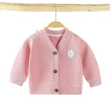 Autumn New Baby Boys Girls Coat Kids Infant Sweater Toddler Knit Cardigans Newborn Knitwear Long-sleeve Cotton Baby Jacket Tops