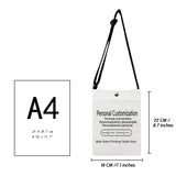 DIY Logo Custom Crossbody Canvas Bag Casual Leisure Mini Shoulder Bag Little Flap Cellphone Bags Print your Design double print