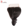 Loose Wave Frontal 13x4 Swiss Lace Frontal Ear to Ear Human Hair Extensions Loose Wave Closure 100% Human Hair Natural Black