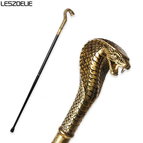 Cobra-Head Luxury Walking Stick Canes Men Decorative Walking Cane Man Elegant Fashion Vintage Hand Cane Women Walking Stick